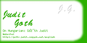 judit goth business card